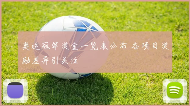 奥运冠军奖金一览表公布 各项目奖励差异引关注